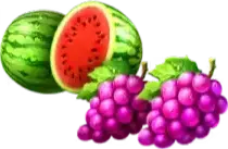 Watermelon and Grapes symbols paytable Pink Clovers XXXL